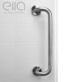 Ella Modern Polished Stainless Steel 12”x1 ¼” Circle Grab Bar And 20”x1 ¼” Dual Bent Grab Bars