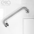 Ella Modern Polished Stainless Steel 12”x1 ¼” Circle Grab Bar And 20”x1 ¼” Dual Bent Grab Bars