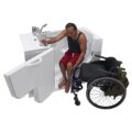 Transfer26 Outward Swing Door Wheelchair Accessible Acrylic Walk-in Bathtub – 26″w X 52″l (66cm X 132cm)