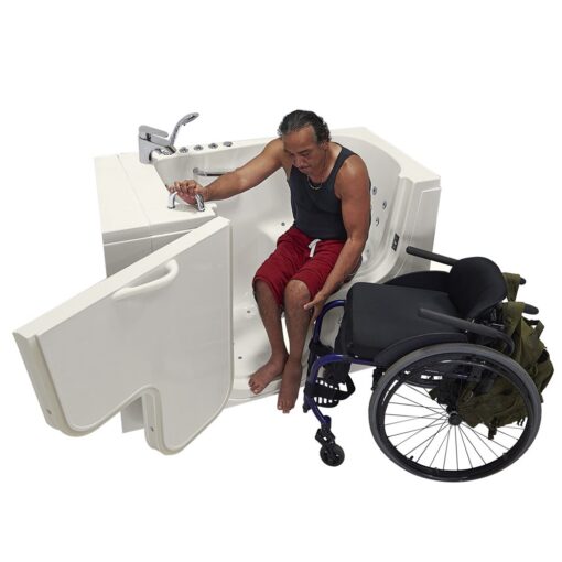 Transfer30 Wheelchair Accessible Walk-in Bathtub – 30″w X 52″l (76cm X 132cm)