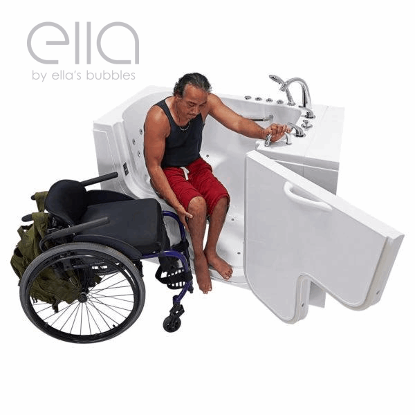 Ella Acrylic Transfer Baignoires à porte accessibles en fauteuil roulant