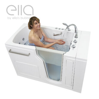 Ella Brand Walk In Tubs - Ella Ultra Acrylic Walk In Tub dual drain technology |