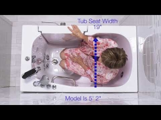 Mobile Walk In Tub Size & Dimension