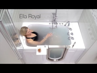 Ellas Bubbles: Royal Walk-In Tub With Shower Column